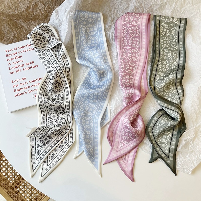 Head Wrap Turban - Set Serie Zijde Satijn Sjaal Vrouwen