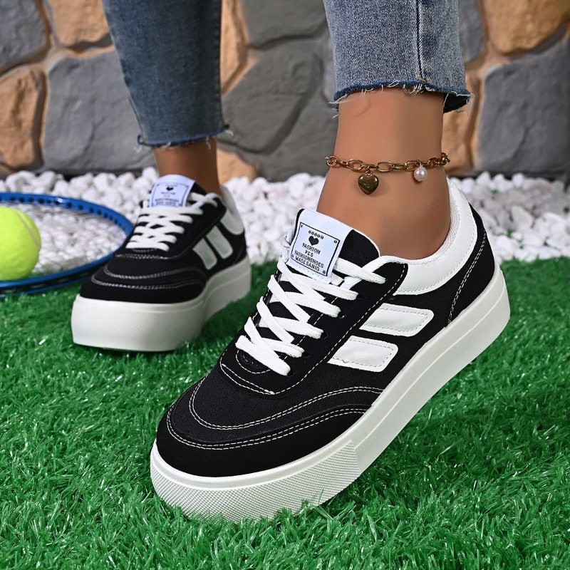 Vans Shoes Old Skool - Gloednieuwe dames canvas vulkaniseerschoenen met veters,