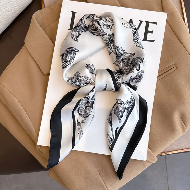 70*70Cm Luxe Bloemenprint Zijd - Head Wrap Turban recensie en prijs
