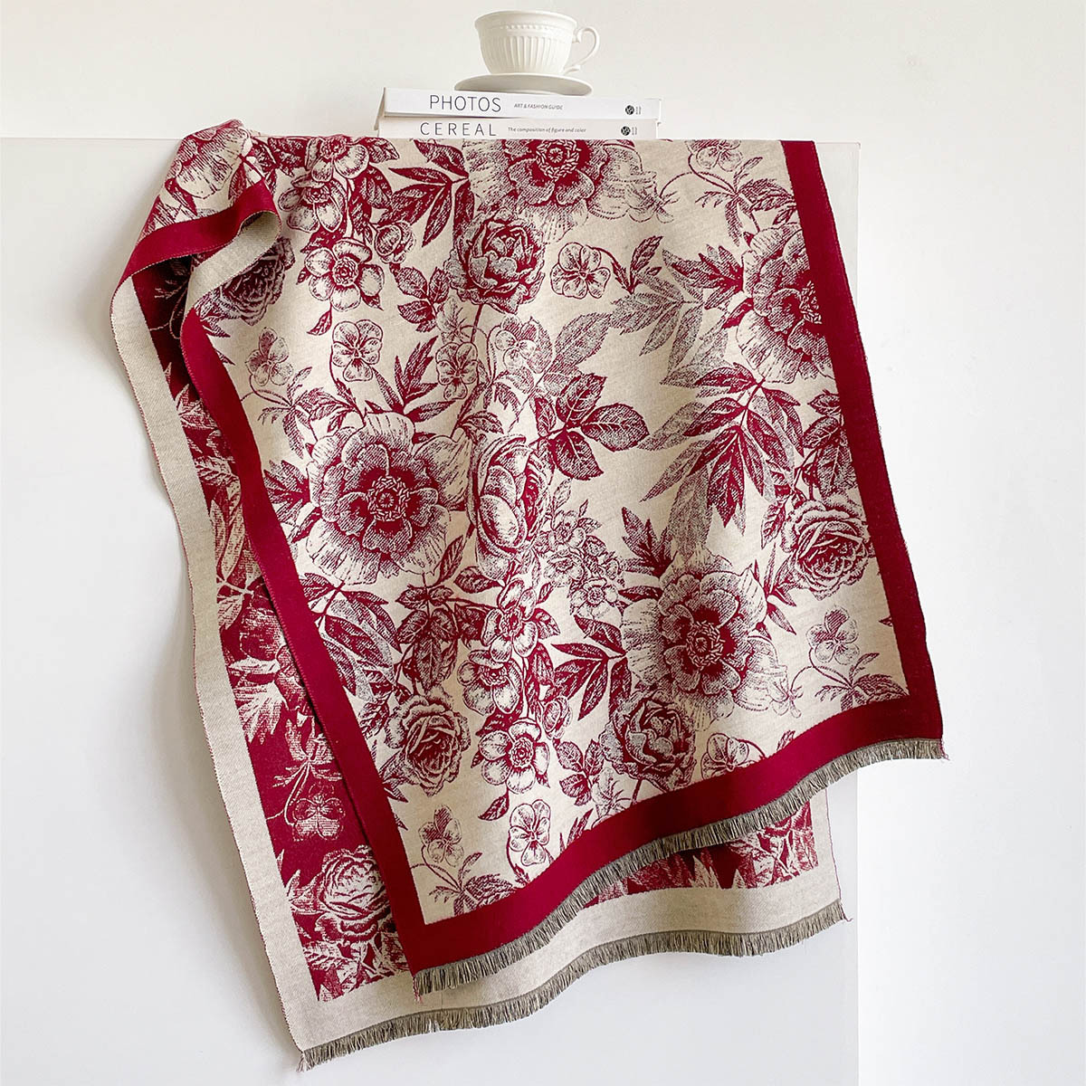 Imitatie Kasjmier Sjaal Dames  - Pashmina Wrap Large recensie en prijs