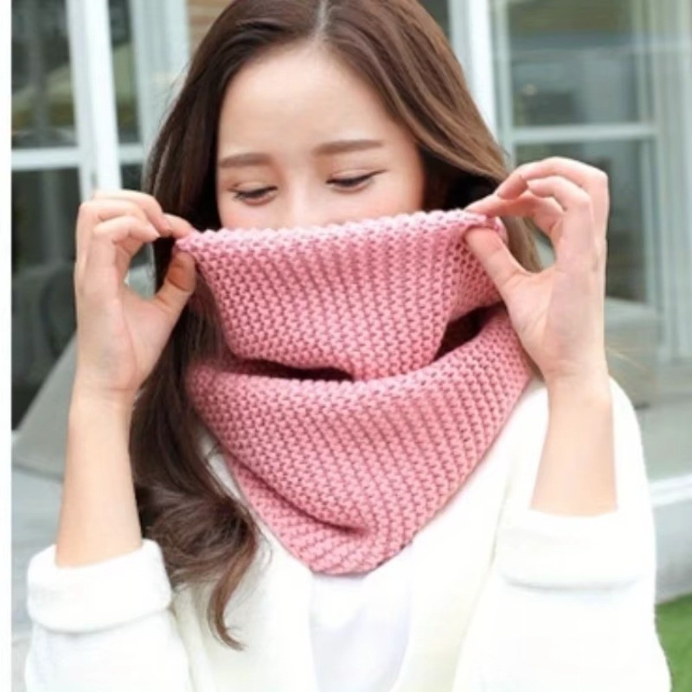 Warme effenkleurige infinity-s - Infinity Scarf Knit recensie en prijs