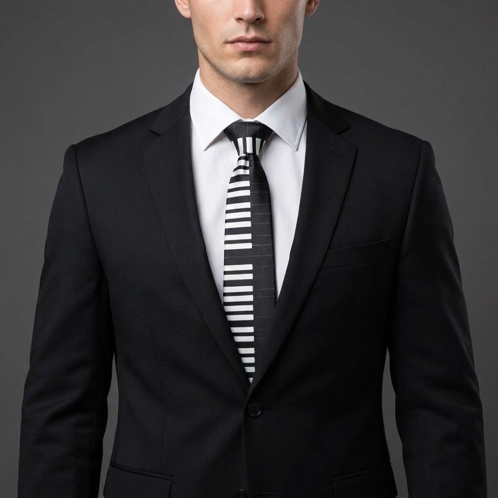 Eenvoudige smalle pianostropda - Skinny Tie Men recensie en prijs