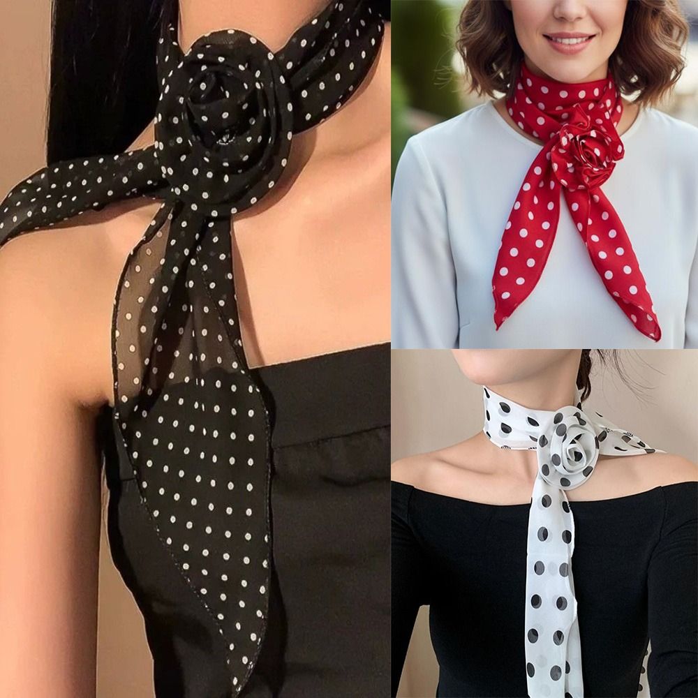 Nieuwe Afneembare Chiffon Lang - Ascot Neck Scarf recensie en prijs